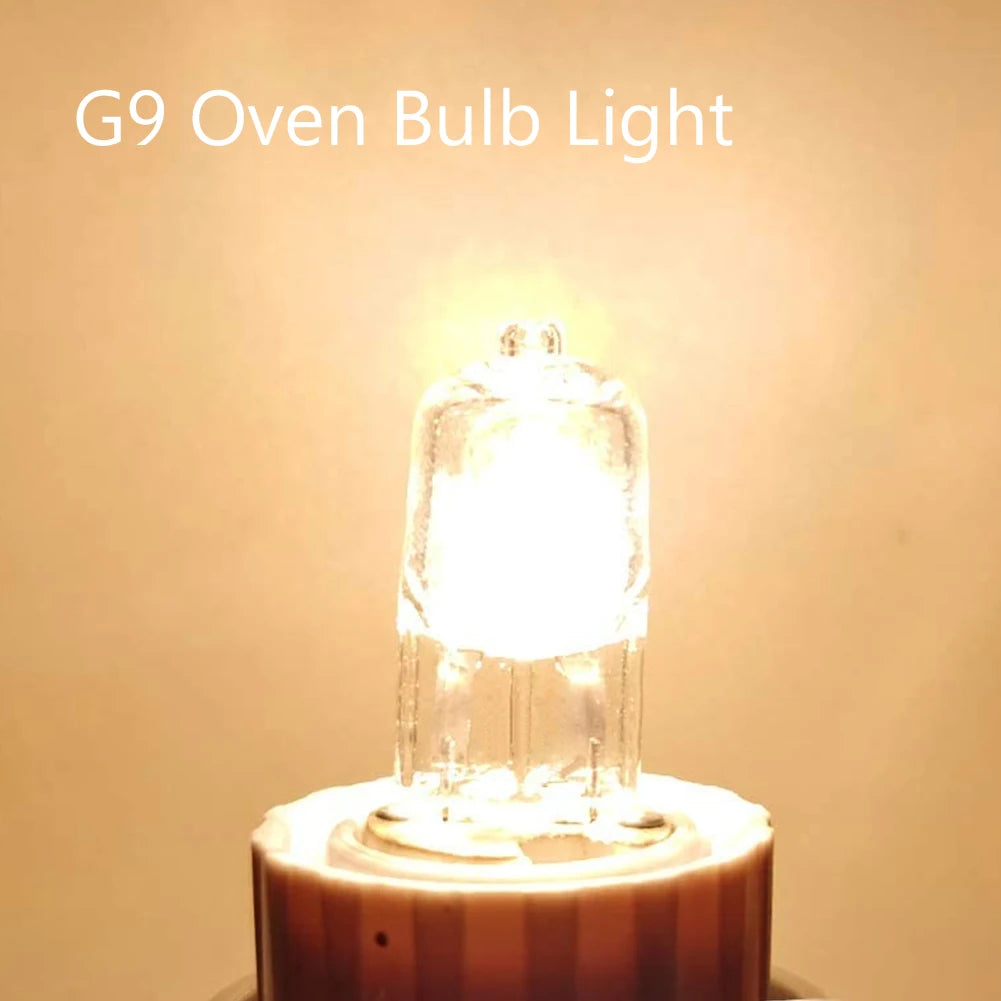 G9 Halogen Oven Bulb - 500°C Heat Resistant Capsule Lamp (25W / 40W / 60W)