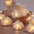 Plumeria String Lights Artificial Flower Led Lights String Battery Powered Fairy Lights Wedding Christmas Party Home Decorations