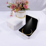 PU Leather LED Light Jewelry Box - Luxury Empty Case for Ring, Necklace & Earrings
