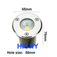 LED Underground light 3W 5W 10W COB Floor Lamp Outdoor Ground Spot Landscape Garden Square Path Buried Yard 85-265V DC12V IP68