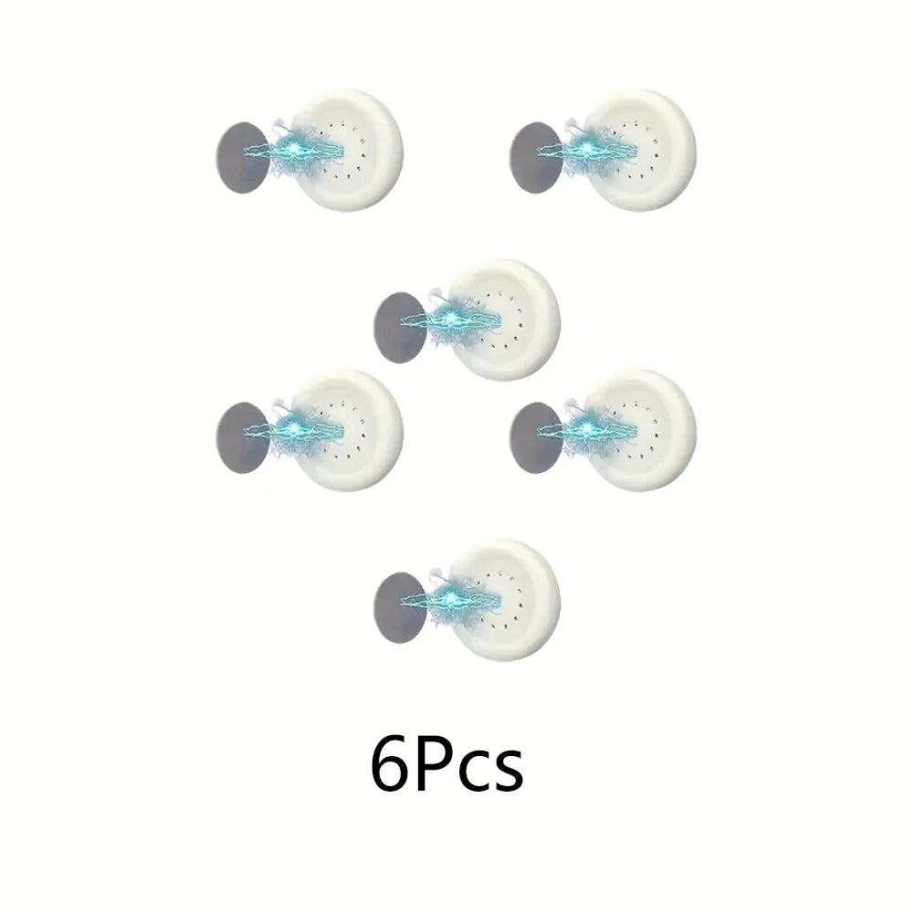 3/6Pcs No-Drill Magnetic Remote Control Holder - Wall Mount Organizer for TV & AC
