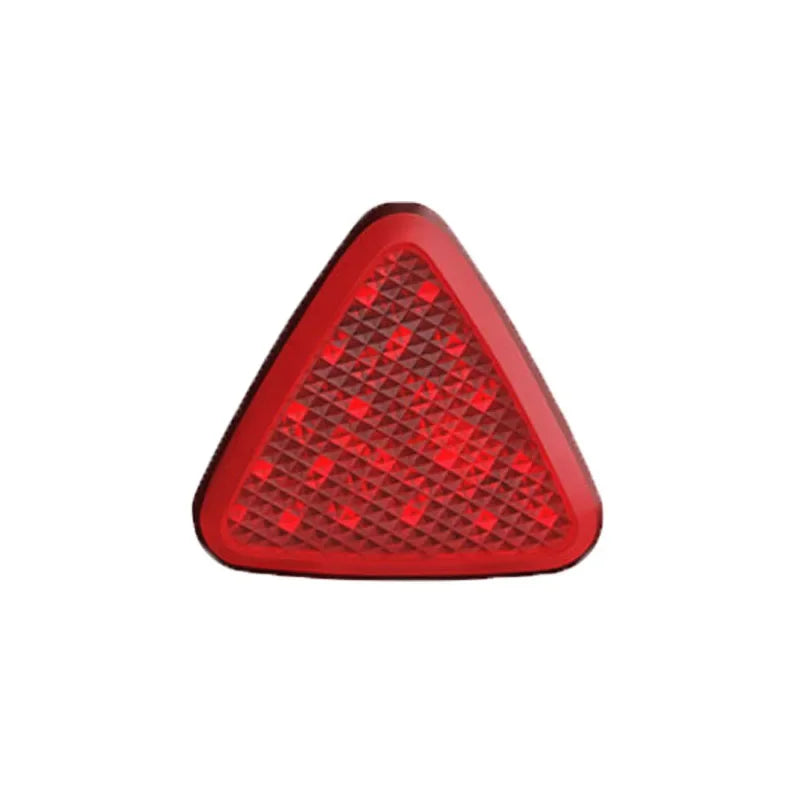 1PCS F1 Style Universal Led Brake Stop Light Triangle LED Rear Tail Light Reverse Safety Strobe Lamp for Car Auto Motorcycle 12V