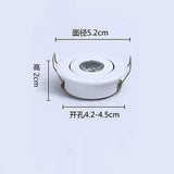3W LED Mini Ceiling Spotlight - Recessed AC85-265V Micro Downlight