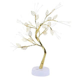 LED Rose Leaf Table Lamp USB Christmas Tree Fairy Light Night Lights Home DIY Party Wedding Bedroom Decoration Mother's Day Gift