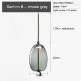 Modern Hemp Rope Glass Pendant Light Luminaire Rope Hanging Lamp Designer Cafe Bar Fixtures Drop Ship Knot Home Decor Chandelier