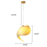 Japanese Unique Wooden LED Pendant Lamps Creative Living Room Restaurant Coffee Shop Art Chandelier Home Decor Lights Fixtures