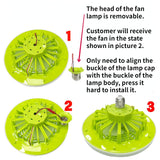 Ceiling Fan with Integrated Lights Remote Control Ceiling Lighting Fan Lamp 30W Bedroom Living Room Switch Control Home Lamps