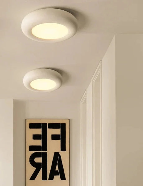 Smart Home Rectangular Bedroom Balcony Hallway Ceiling Light Milk White Resin New Indoor House Lighting Design Lamp and Lanterns