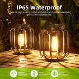 Solar Lanterns Outdoor Lights, Brighter Hanging Solar Lights Outdoor Waterproof, Auto On/Off Outdoor Solar Lights for Garden