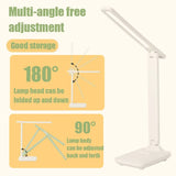 Led Touch Folding Table Lamp Bedside Reading Eye Protection Night Lamp Portable 4000mAh Battery Dimmable Desk Lamp