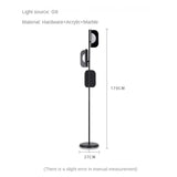 Nordic Minimalist Living Room Sofa Staircase Corner Light Dining Room Bedroom Decoration Long Pole Long Arm Marble G9 Floor Lamp