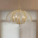 Nordic Modern Crystal Chandelier Pendant Light For Living Room Bedroom Dining Room Bar Kitchen E14 Bulb Decorate Hanging Lamp