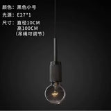 American-Style Retro Minimalist Hallway Foyer Pendant Light, Loft Industrial Style, Suitable for Restaurant, Bar, Clothing Store, Café, Single-Head Decorative Light, Light Luxury Bedside Small Pendant Lamp