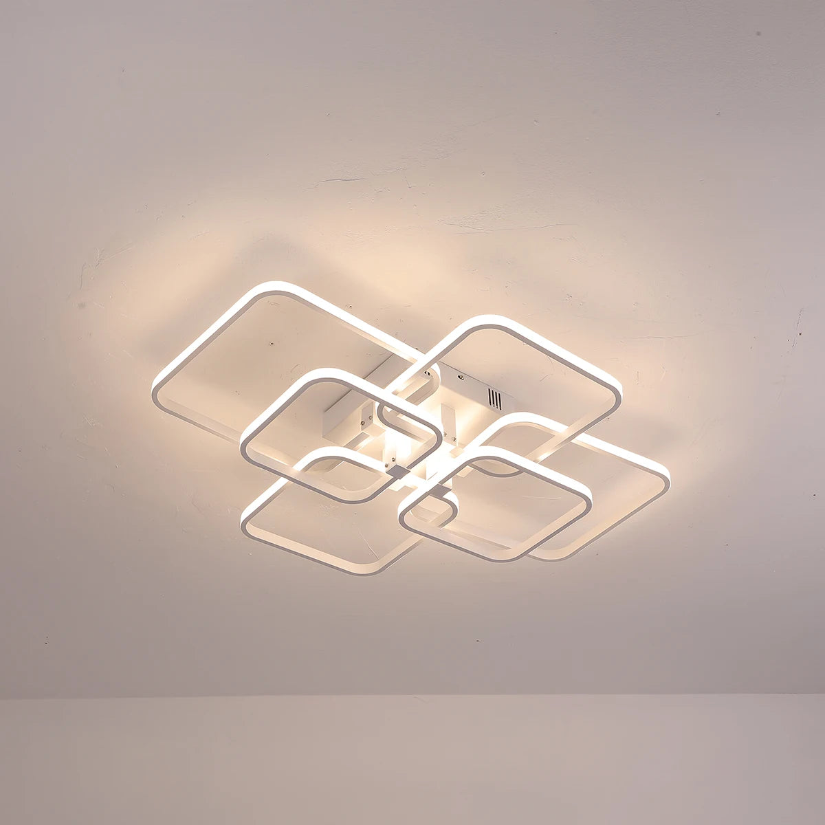 Gleam Rectangle Acrylic Aluminum Modern Led ceiling lights for living room bedroom AC85-265V White Ceiling Lamp Fixtures
