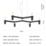 Modern Luxury Foyer G9 Led Chandelier Lustre Metal Pendant Chandelier Lighting Stairs Hanging Lamp Deco Led Indoor Light Fixture