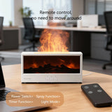 New Creative Fireplace Aromatherapy 150 Waterless Auto Off Colorful Flame Aerial Humidifier for remote home bedrooms AG-DQ717