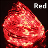 USB LED String Lights Copper Silver Wire - 10M 20M 30M Waterproof Fairy Lights