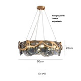 Modern Internet Celebrity Living Room Art Pendant Light Luxury Minimalist Glass Lamp Bedroom Dining Room Long Pendant Light