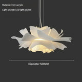Creative Multi-Layer Acrylic Flower LED Chandelier - Modern Petal Ceiling Pendant Light Fixture for Dining Room, Bedroom & Indoor Decor Centerpiece