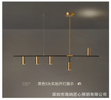 Aisilan led chandelier modern all copper dining room light luxury bar Nordic home  spot pendant lamp