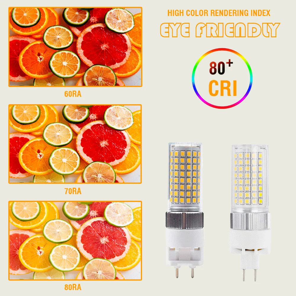 G8.5/G12 Dimmable LED Corn Bulb, 12W-20W, 3000K-6000K, AC100-277V, Lamp Fixture for Luminaire Lighting