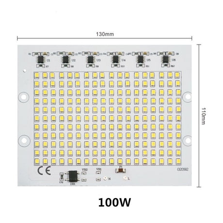 LED Lamp Chips 220V SMD Bulb 2835 Smart IC Led Light Input 10W 20W 30W 50W 100W For Outdoor Flood Light