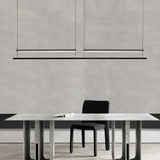 Nordic Minimalist Modern Metal LED Long Pendant Light for Living Room Dining Room Indoor Home Decoration Lighting Fixtures