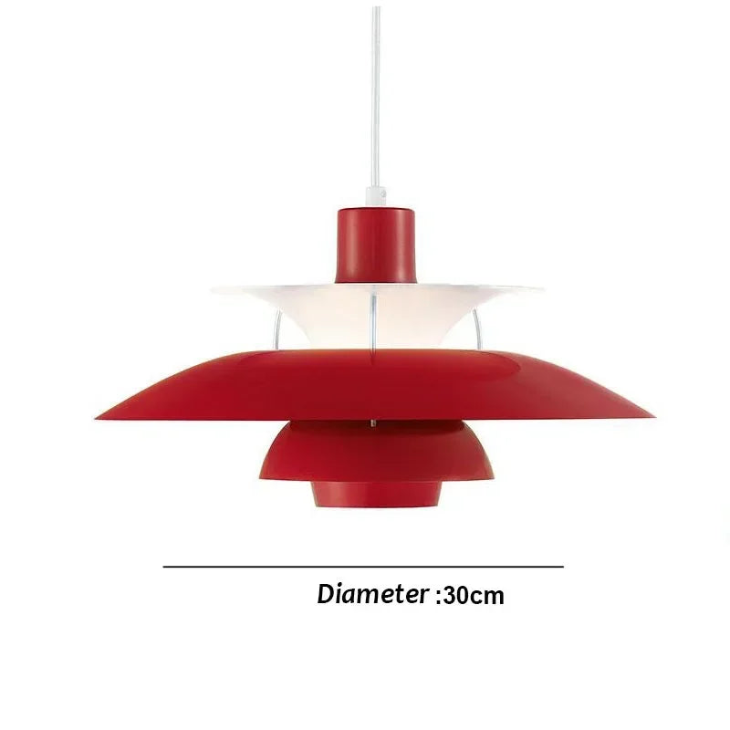 30CM Nordic Creative Design Pendant Lamp High Quality Color Umbrella Led Chandeliers Living Kitchen Bedroom Home Furnishings Lighting