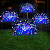LED Solar Firework Lamp Outdoor Garden Decor Pathway Fairy Lights Waterproof Christmas Yard Balcony Patio Lawn Solar Light