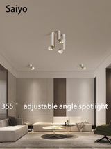 High CRI 90+ LED Surface Spotlight - 355° Rotatable Ceiling Spot Lamp