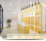 Vintage Golden Glass LED Filament Bulb - E27 Base T45 T185 T300 Chandelier Lamp