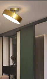 Modern Gold Led Ceiling Lights for Bedroom Hallway Corridor Balcony Round Decoration Lamp Lighting Chandelier Nordic Indoor