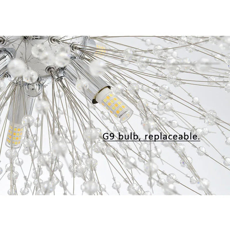 Nordic Modern dandelion LED ceiling lamp 110V-240V decoration household children&#39;s bedroom room firefly ceiling chandelier lamps