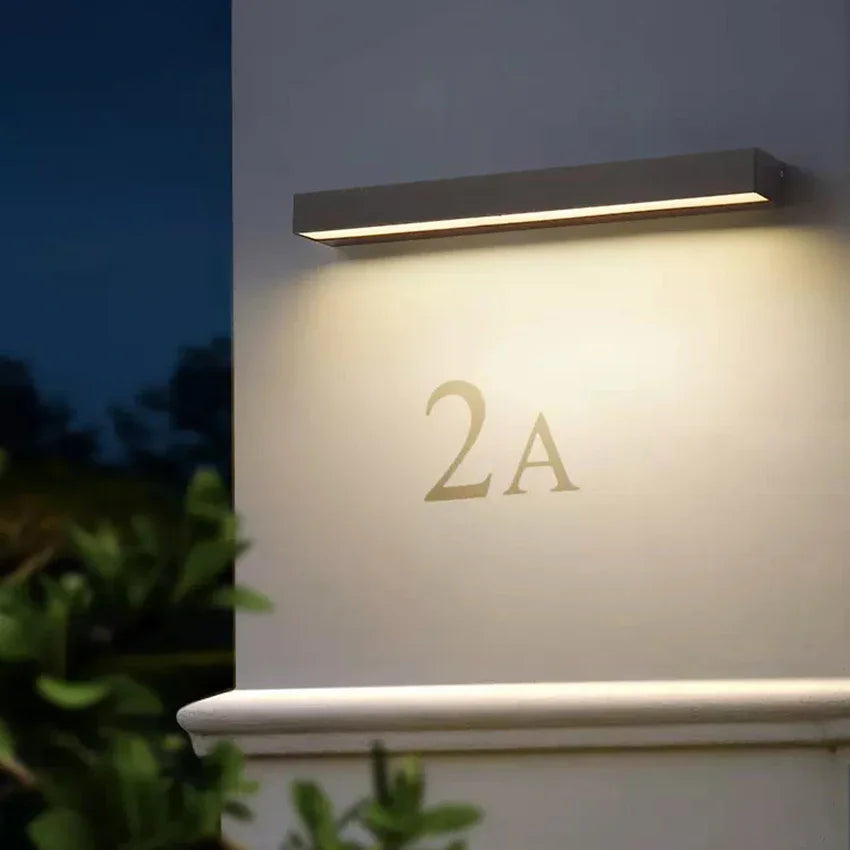 IP65 Waterproof Outdoor Wall Light Sconce - Modern Exterior Lighting Fixture for Porch, Balcony, Garden, Yard & Gate