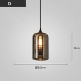 Modern LED Glass Ball Pendant Lamp for Living Room Bedroom Dining Kitchen - Indoor Hanging Chandelier Home Decor Light