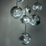 E27 Simple Pendant Lamp Indoor Restaurant Living Room Bedside Loft Chandelier Decoration Acrylic Atmosphere Light Fixture