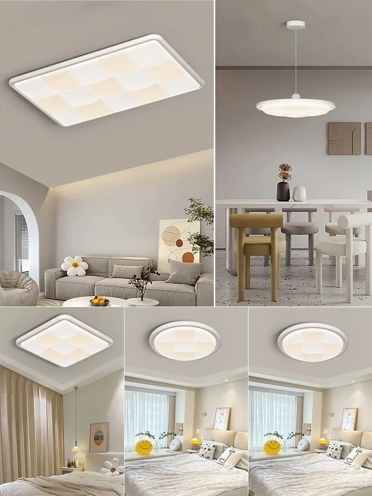 2025 Modern Bedroom Ceiling Lamp LED Chandelier For Living Room Indoor Lighting Fixture Kitchen Lustre Lamp Whole House Lighting