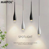 LED Pendant Light 6W Adjustable Height Touch Switch Modern Minimalist Creative Design Chandelier for Bedroom Bedside Bar