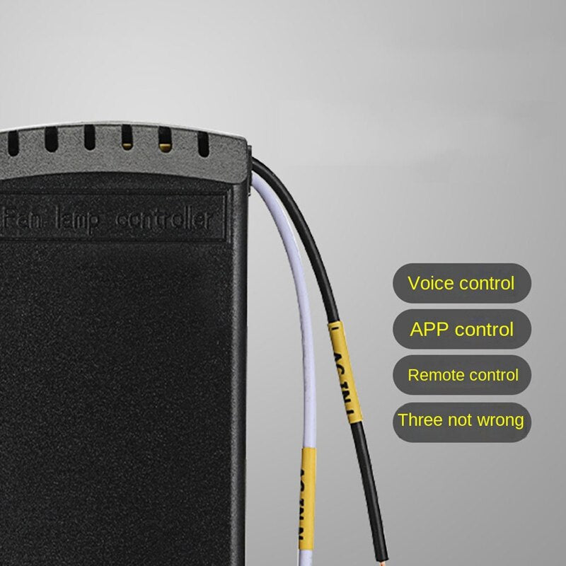 ABHU Universal Smart Wifi Fan Switch Ceiling Fan And Light Remote Control Kit, Wifi Fan Controller Remote Control