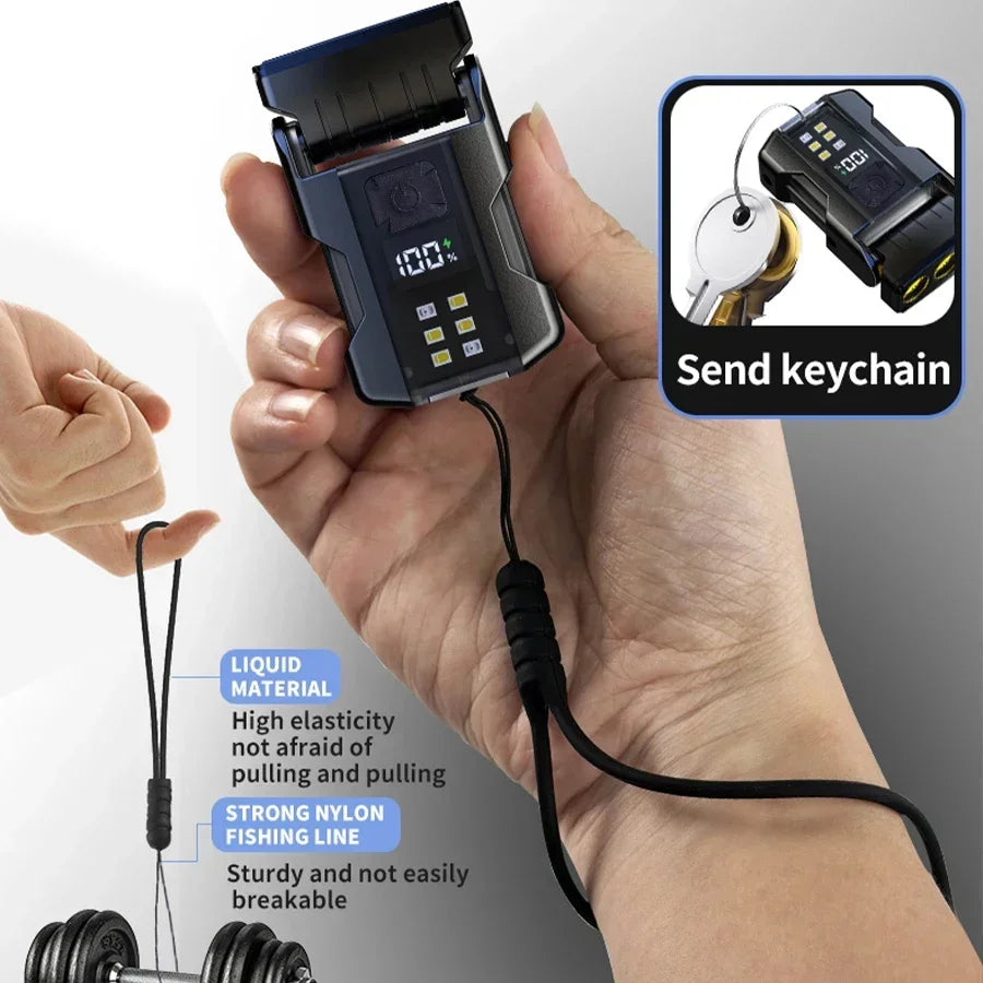 Portable Mini Keychain Flashlight Led Bright EDC Torch Magnetic Cap Clip Lamp Flash Light Outdoor Camping Fishing Tools