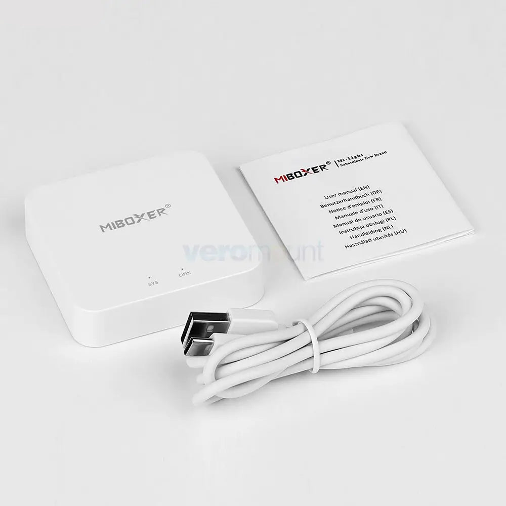 2.4G Gateway WiFi Controller WL-Box2 - Lamp Control Smartphone App/ Voice/100-Zone Remote Control