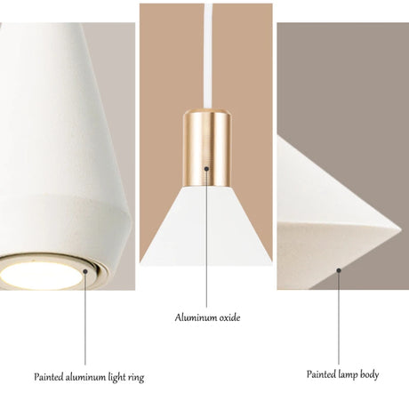 Black White Pendant Lights Lusture Para Sala De Jantar Lamp for Bedroom Lampe Chevet Hang lamp Salon Plafond Chandeliers