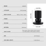 USB small spotlight 3W mini hand-held display cabinet wine cabinet workbench jewelry atmosphere lamp adjustable led spotlight