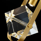 Modern Led All Copper Pendant Light Crystal Chandelier Luxury Lighting Living Room Kitchen Dining Room Home Decors Hanging Lamp