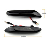 2Pcs Sequential Flashing LED Turn Signal Side Marker Light Blinker for BMW X3 E83 X1 E84 E46 E60 E61 E81 E82 E88 E90 E91 E92 E93
