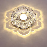 Modern LED Ceiling Light Surface Mounted Living Room Porch Aisle Corridors Lamps Crystal Lampshade Ceiling Light