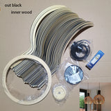 Holland Designer VIP Country Style Focusrini Wood Cage Chandeliers Light Black Bamboo Lamp Lighting Fixtures Drop Shipping