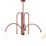 Comet LED Chandelier Nordic minimalist glass globe lamps living room creative personality study cafe art dining room lighting