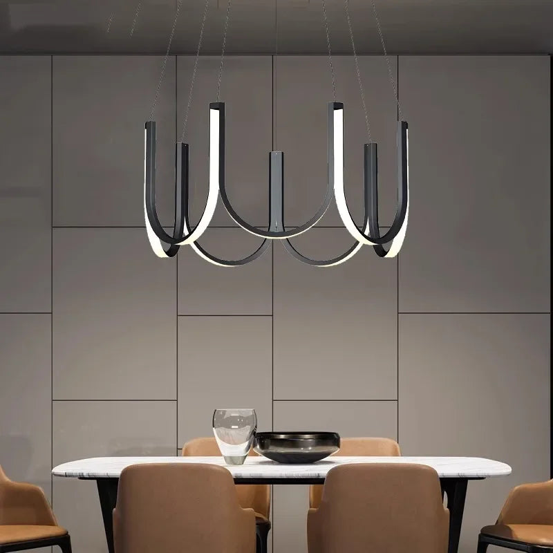 Modern Home Decor Led Lights Pendant Light Lamps for Living Room Led Chandeliers for Dining Room Hanging Light Indoor Lighting