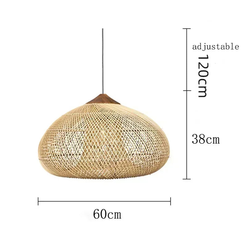 2026 Southeast Asian Rattan Lamps Handmade Pendant Lights Hight Quality Dining Room Restaurant Kitchen Light Fixtures